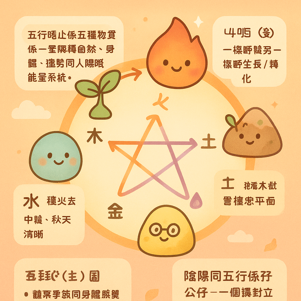 五行生剋入門必睇