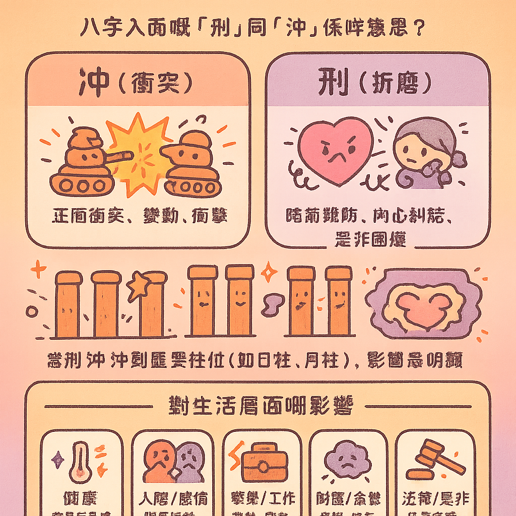 命中犯刑沖有咩影響？