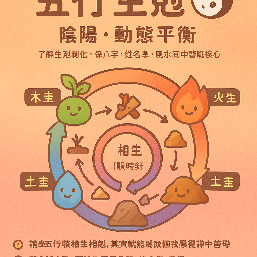 相生相剋關係詳解