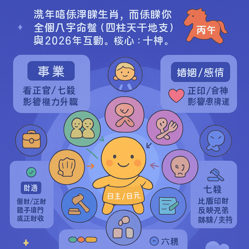 2026十神流年運程