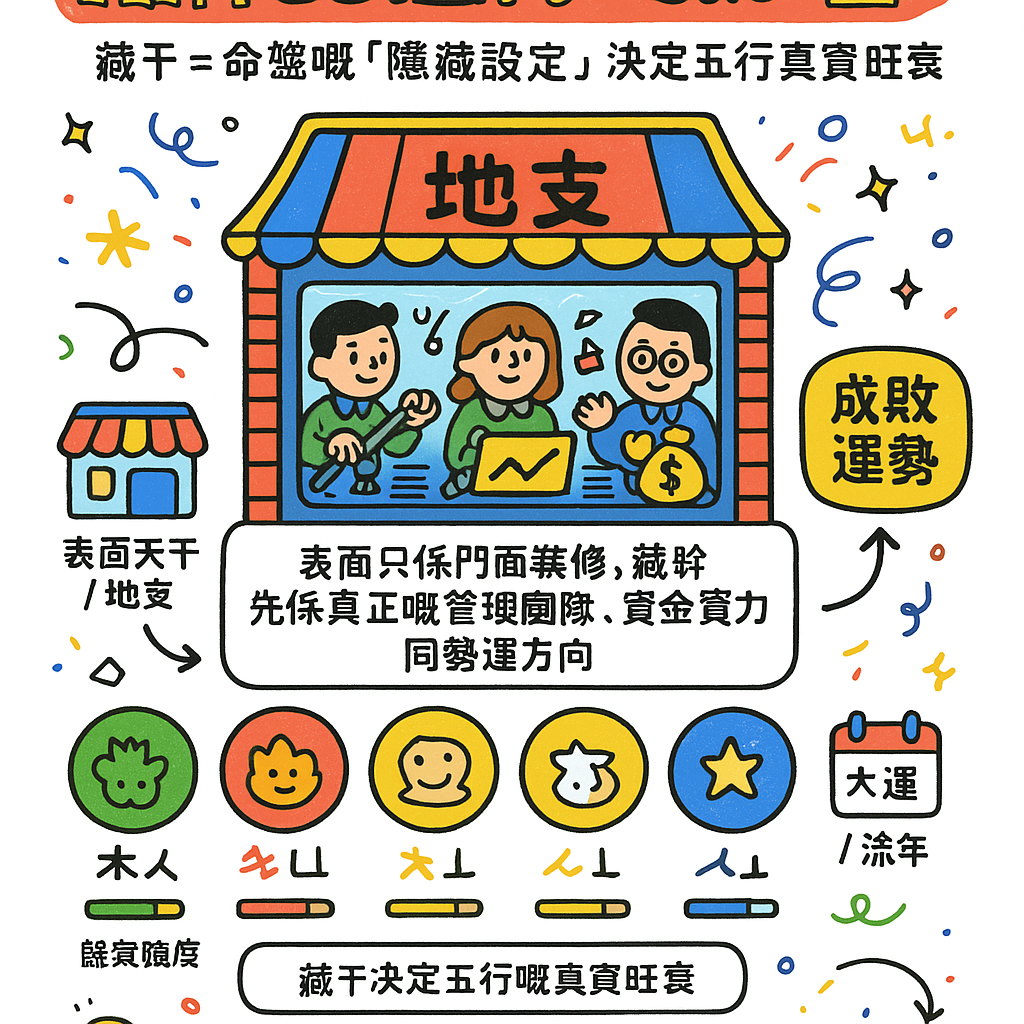 藏幹對運勢嘅影響